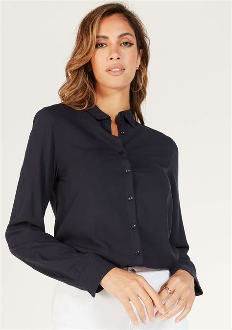 Buy Solid Shirt with Long Sleeves and Button Closure | Splash UAE