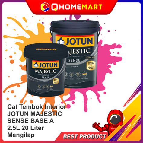 Promo Cat Tembok Interior JOTUN MAJESTIC SENSE BASE A 2 5L 20 Liter