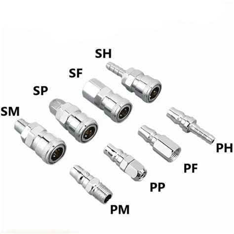 Air Compressor Pneumatic Fitting C Type Hose Quick Connector High