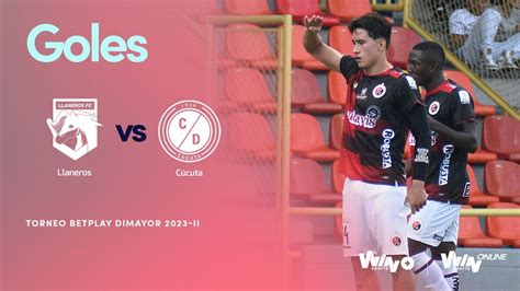 Llaneros Vs C Cuta Goles Torneo Betplay Dimayor Fecha