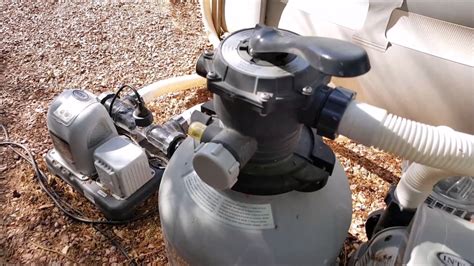 Intex Krystal Clear Sand Filter Pump Saltwater Sanitation 40 Off