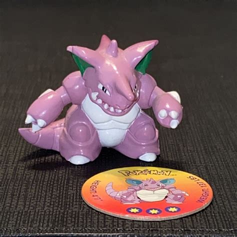 Nidoking TOMY Pokemon Figure CGTSJ 1999 Nintendo 2 Vintage Authentic