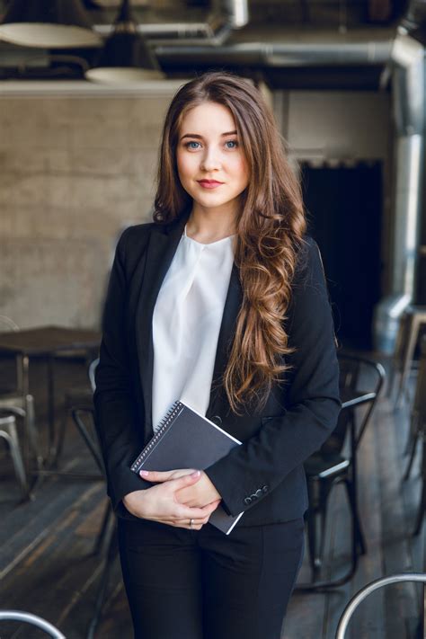 Free Images Businesswoman Notebook Business Woman Female