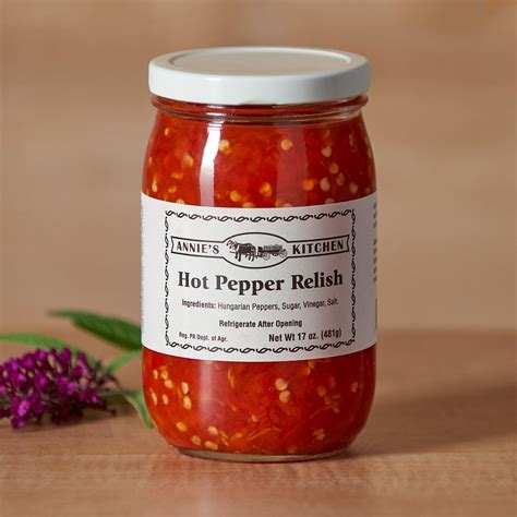 Annie S Kitchen Hot Pepper Relish Wallingford Farm