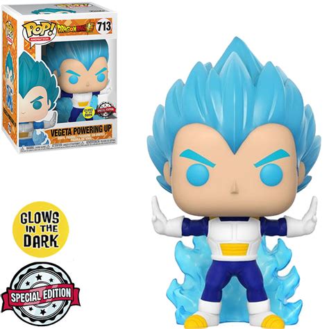 Funko Pop Dragon Ball Super Vegeta Powering Up Glow In The Dark