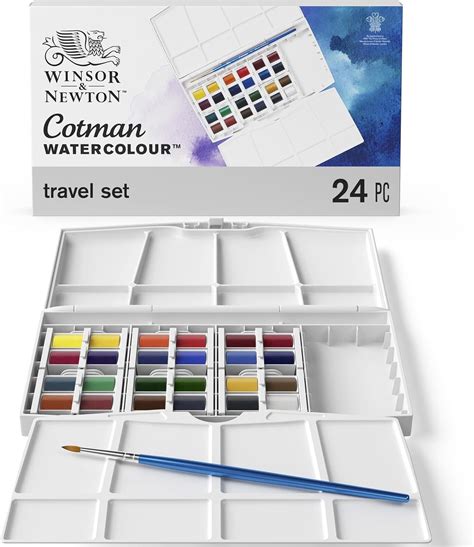 Winsor Newton Cotman Water Color Pocket Plus Set Of Half