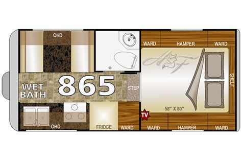 Arctic Fox Truck Camper Floor Plans Arctic Fox Truck Camper Floor Plans