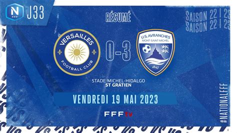 J33 I FC Versailles US Avranches MSM 0 3