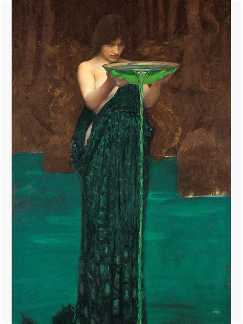 Circe Invidiosa John William Waterhouse Art Board Print For Sale By