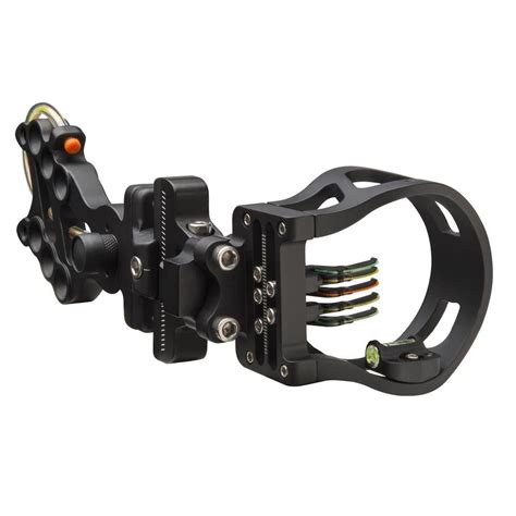 Apex Gear Attitude Series Mic 5 Pin Light 19 Sight Black Archery Accessories Compound Bow