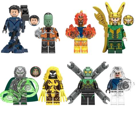 Фигурки человечки супергерои злодеи мстители Marvel DC для лего (ID ...