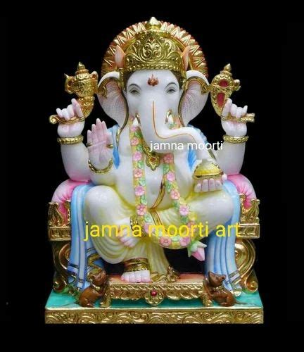 Marble Ganesha Moorti Statue Temple At Rs In Jaipur Id