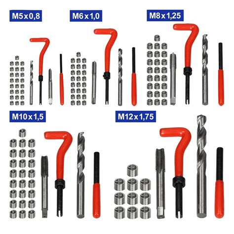 Gewindereparatursatz 131 Teilig aus Stahl günstig online
