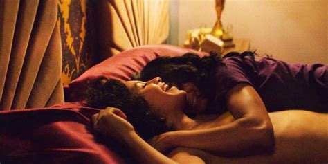 Shakira Barrera Sunita Mani Nude Lesbian Scene From Glow Scandal Planet