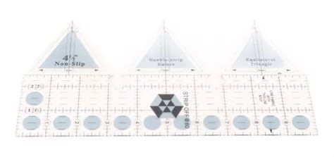 Ruler Grids 45 60 90 Grados Doble Tira Acrílico Transparen Meses