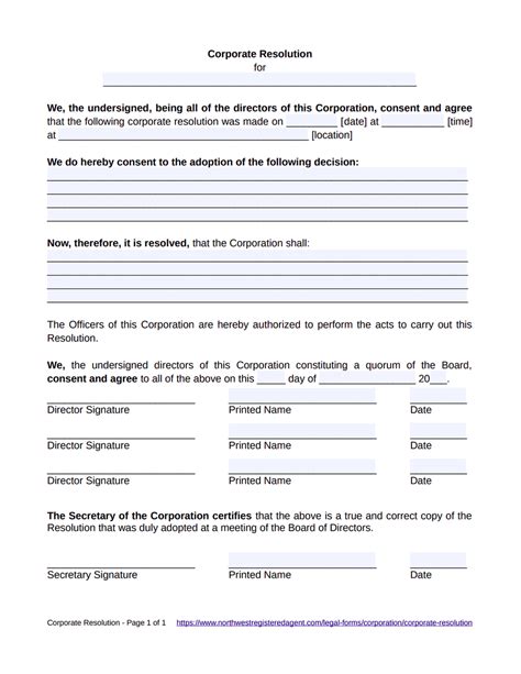 Free Resolution Template Printable Templates