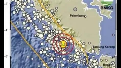 Gempa Terkini M Guncang Kaur Bengkulu