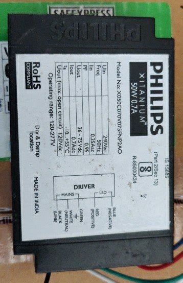 Xitanium 50 Watt 0 7A Outdoor Philips Led Driver At Rs 649 Piece