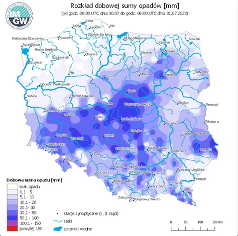 IMGW PIB METEO POLSKA on Twitter IMGWlive 11 30 Najwyższe sumy opadu