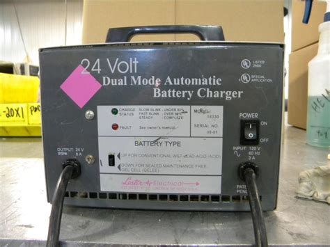 Lester Electric 24 Volt Dual Mode Automatic Charger