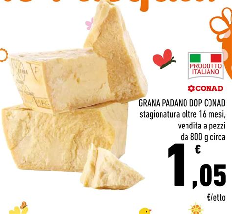 Grana Padano D O P Conad Stagionatura Oltre Mesi G Circa