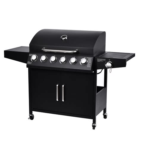 Nexgrill Deluxe Burner Propane Gas Grill In Black With Off