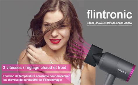 Flintronic Professionnel S Che Cheveux Ionique W S Che Cheveux