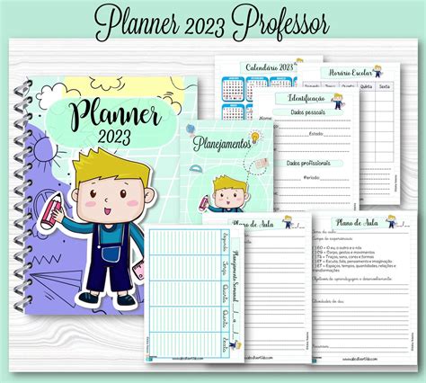 Planner Para Professor Para Imprimir Pdf Gr Tis Braincp