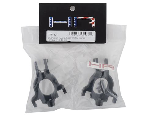 Hot Racing Arrma S BLX Aluminum Front C Hub Caster Blocks Black HRATFF AMain Hobbies