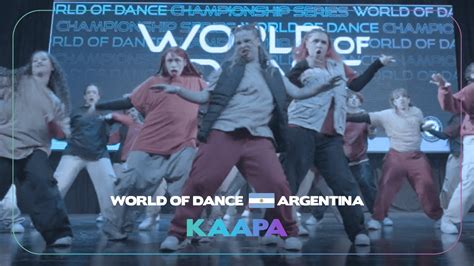 Kaapa Frontrow Team Division World Of Dance Argentina