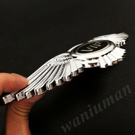 3D Metal Luxury VIP Wings Car Bonnet Hood Emblem Badge Decals Sticker