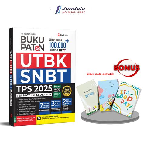 Jual Buku Tes Potensi Skolastik 2025 Terbaru Paten UTBK SNBT TPS Dengan