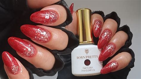 Watch Me Do My Nails How To Do Ombre Nails With Born Pretty Gel Polish Beautiful Red Nail