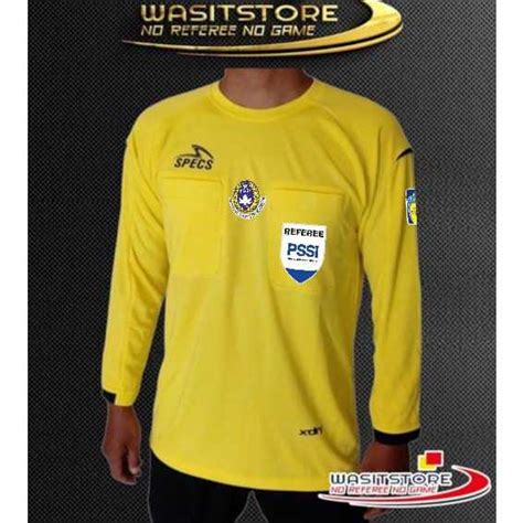 Jual BAJU WASIT LENGAN PANJANG LIGA 1 2020 2021 LOGO DADA PSSI SAKU