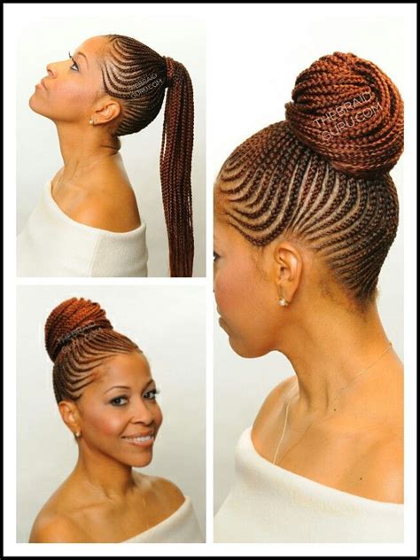 Cornrow Ponytail Braided Hairstyles Natural Hair Styles