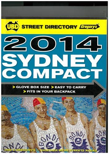 2014 Sydney UBD Gregorys Street Directory Helen Bodycomb