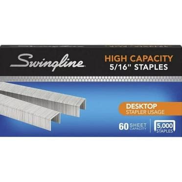 2 PK,Swingline Optima High Capacity Staples (35550) - Walmart.com