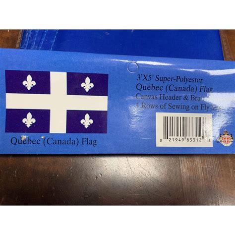 Quebec Provincial Flag (Canada) 3 X 5 ft. Standard