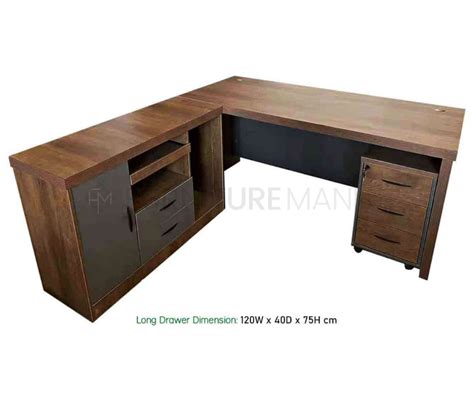 1801 L Shape Executive Table Furniture Manila