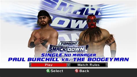 WWE SmackDown VS Raw 2007 Xbox360 Paul Burchill VS The Boogeyman 2K