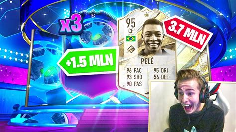 PELEEE MÓJ NAJLEPSZY PACK OPENING NAJDROŻSZA IKONA w FIFA 23