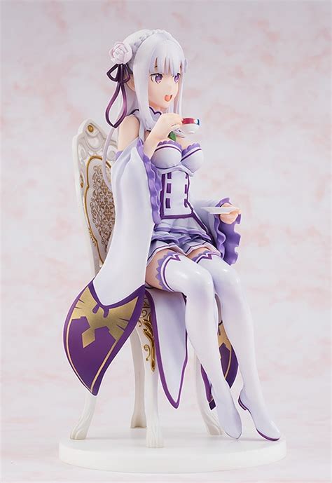 Figuras Emilia De Re Zero Toma El T En Esta Preciosa Figura De Kdcolle