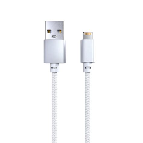 Laser M Mfi Lightning To Usb A Cable Pack Nylon Braid Silver Black