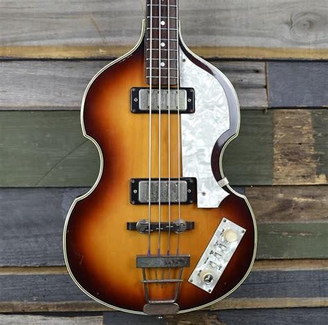 Greco Violin Bass 1984 Tobacco Sunburst Reverb