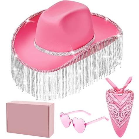 I Tested The Pink Rhinestone Cowboy Hat A Glamorous Addition To My