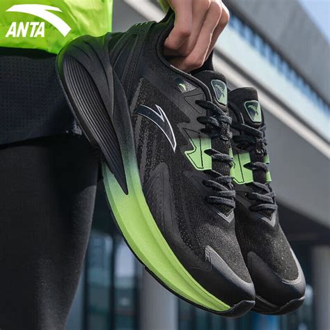 Anta Stinger 5 Men S Running Shoes 2024 Autumn New Official Website Genuine Shock Absorbing Mesh