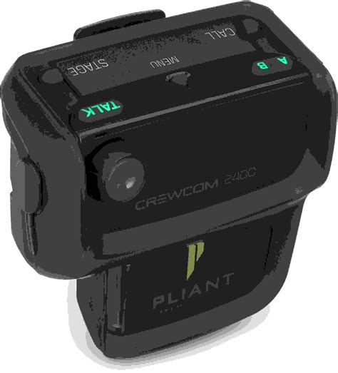 Pliant Technologies CRP-12-2400 CrewCom 2-channel Intercom Beltpack - 2