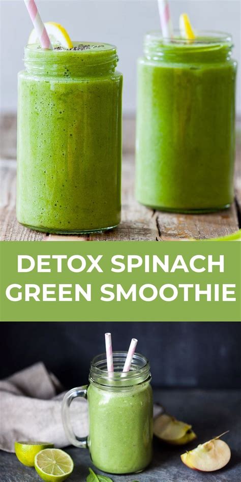 Detox Spinach Green Smoothie Artofit