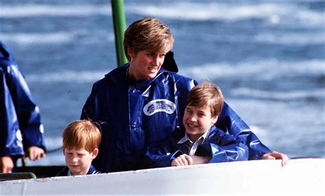 The Late Princess Diana Brought Her Two Sons To Niagara Falls In 1991