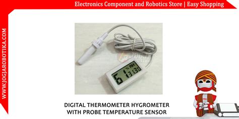 Jual DIGITAL THERMOMETER HYGROMETER WITH PROBE TEMPERATURE SENSOR